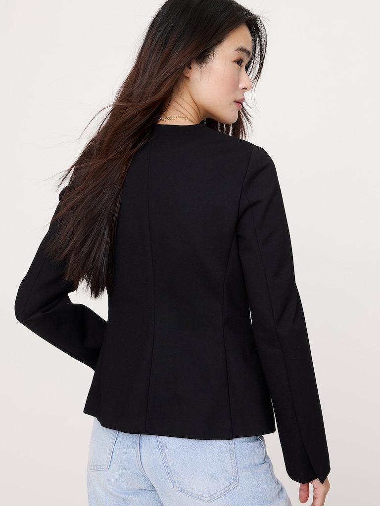 Everywhere Ponte Blazer Top