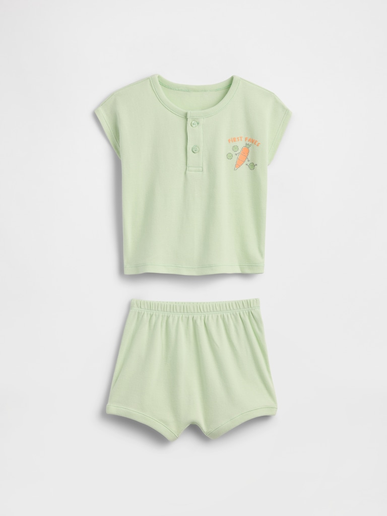 Baby Two-Piece Graphic Outfit Set