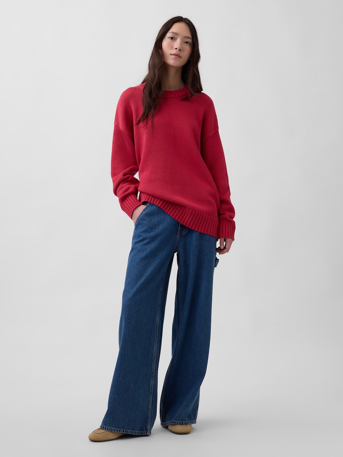 100% Cotton Oversized Sweater