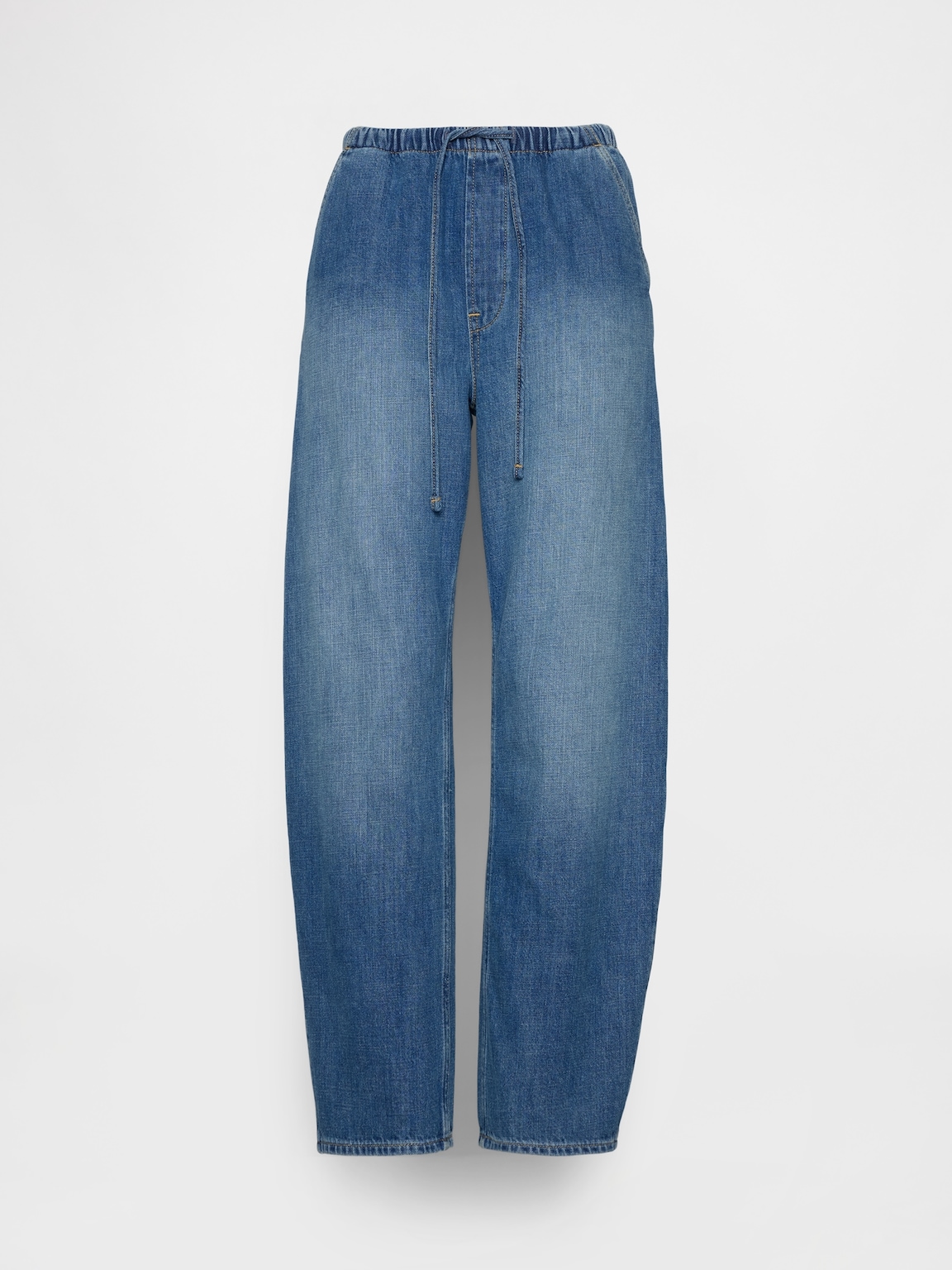 High Rise Easy Barrel Jeans