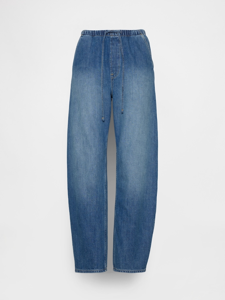 High Rise Easy Barrel Jeans
