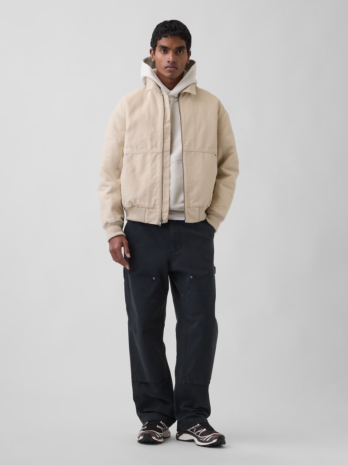 Canvas Bomber Jacket