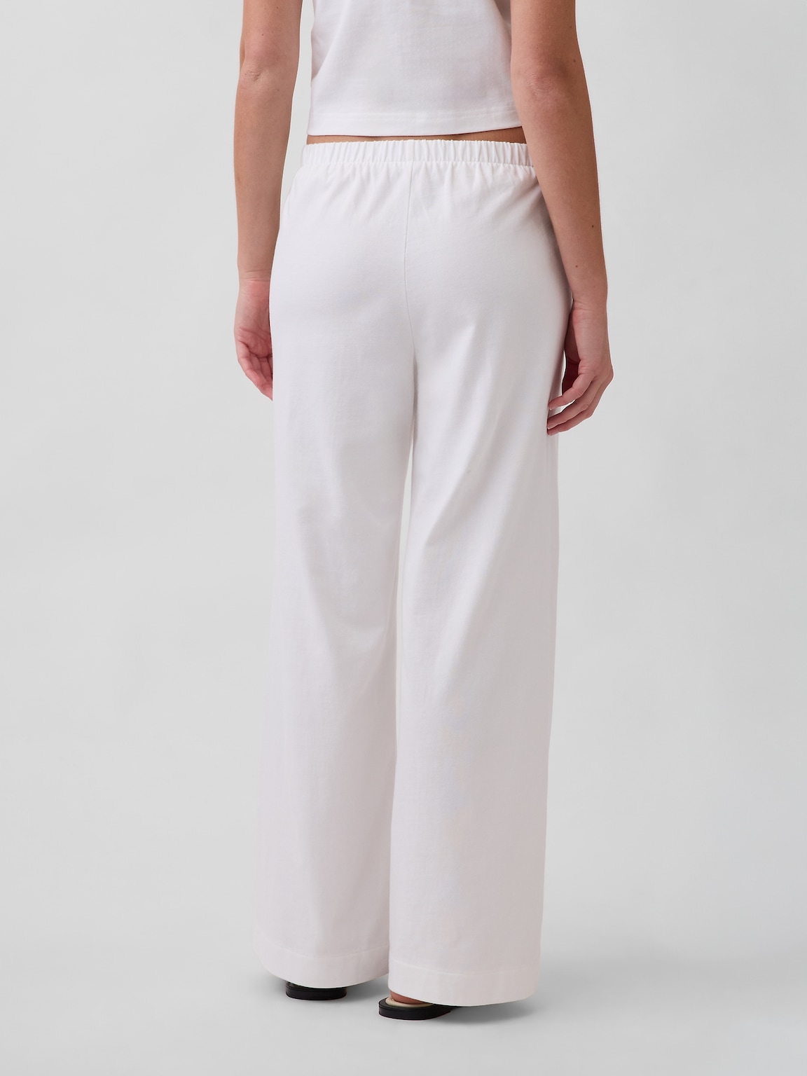 Knit Wide-Leg Pants