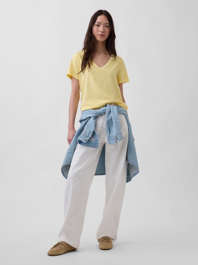 Organic Cotton VintageSoft V-Neck T-Shirt