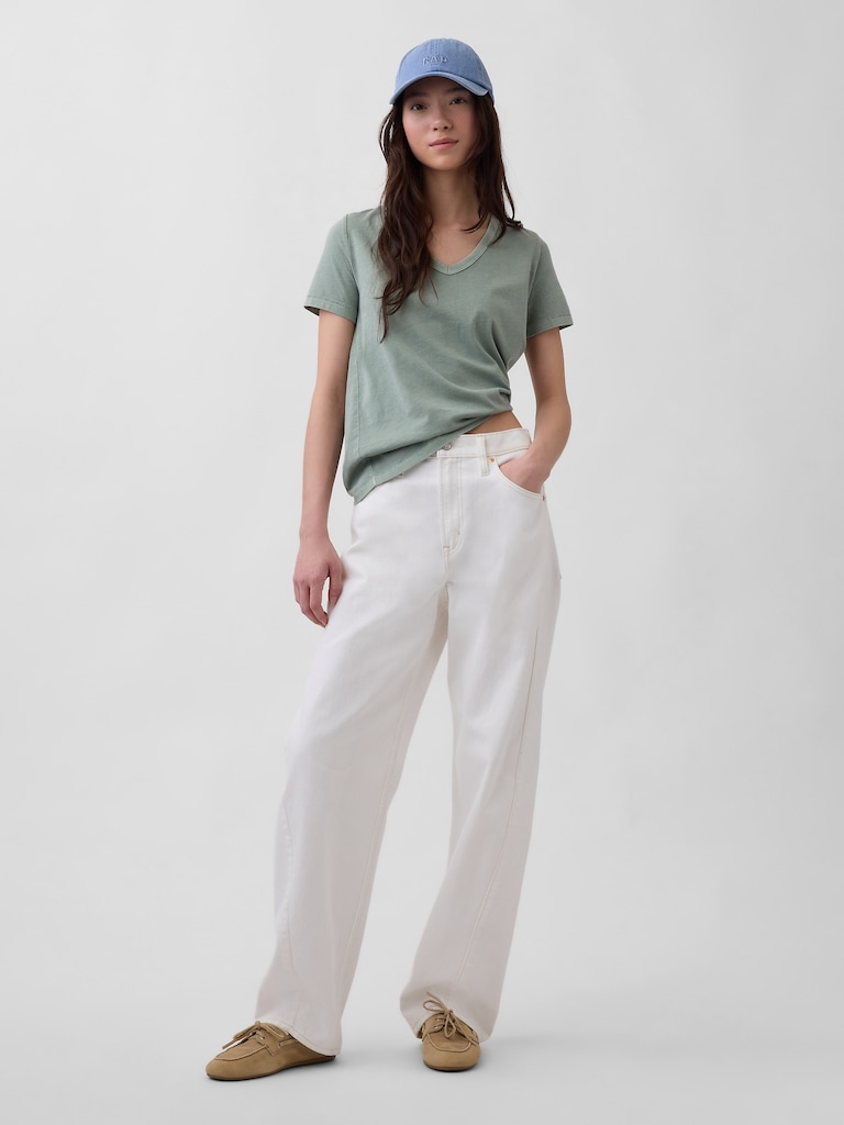 Organic Cotton VintageSoft V-Neck T-Shirt