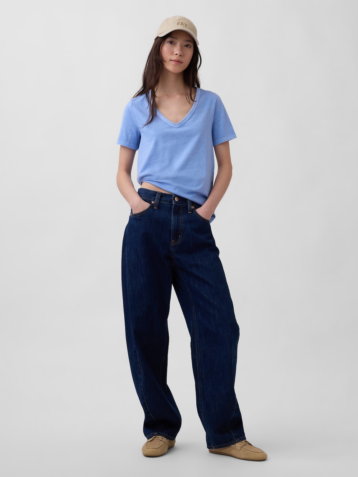 Organic Cotton VintageSoft V-Neck T-Shirt