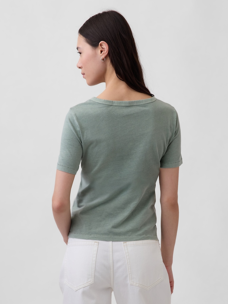 Organic Cotton VintageSoft V-Neck T-Shirt