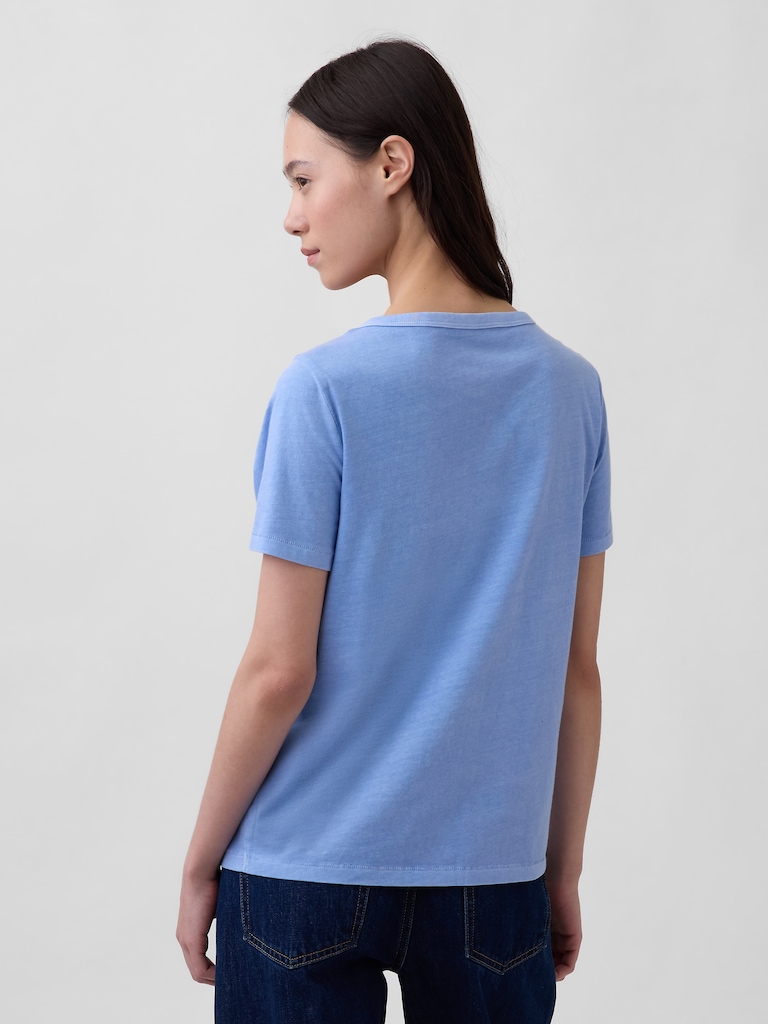 Organic Cotton VintageSoft V-Neck T-Shirt