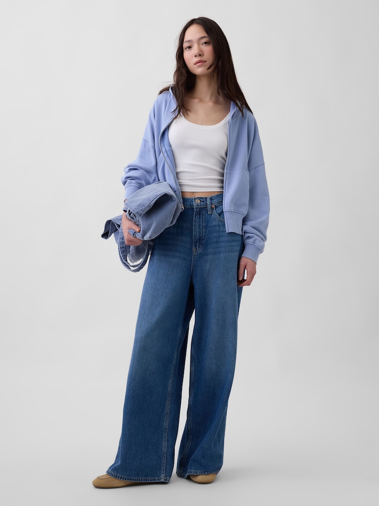 VintageSoft Terry Zip Hoodie