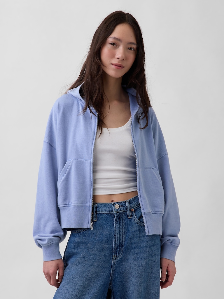 VintageSoft Terry Zip Hoodie