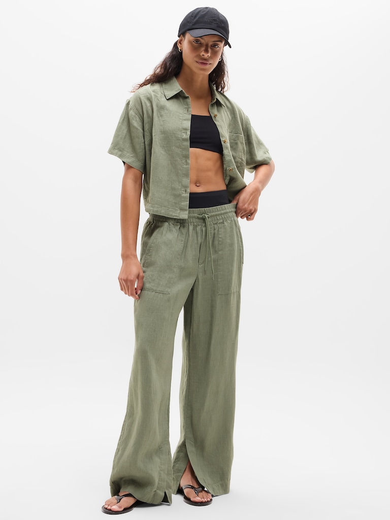 Retreat Linen Short Sleeve Shirt