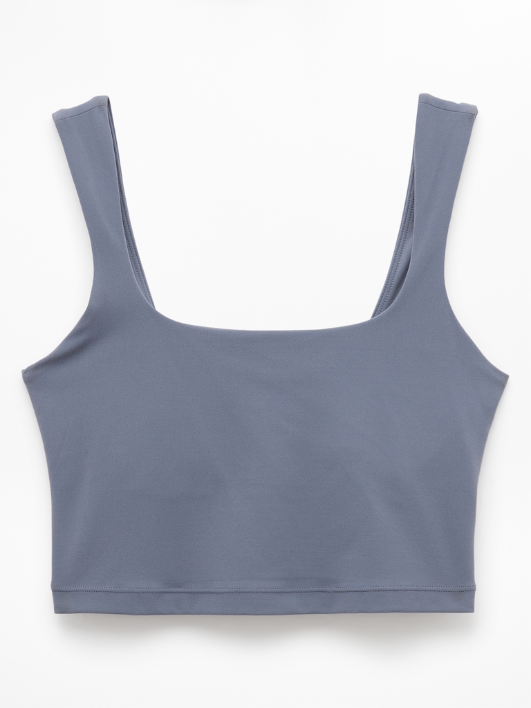 Transcend Square Neck Crop Sports Bra A-C