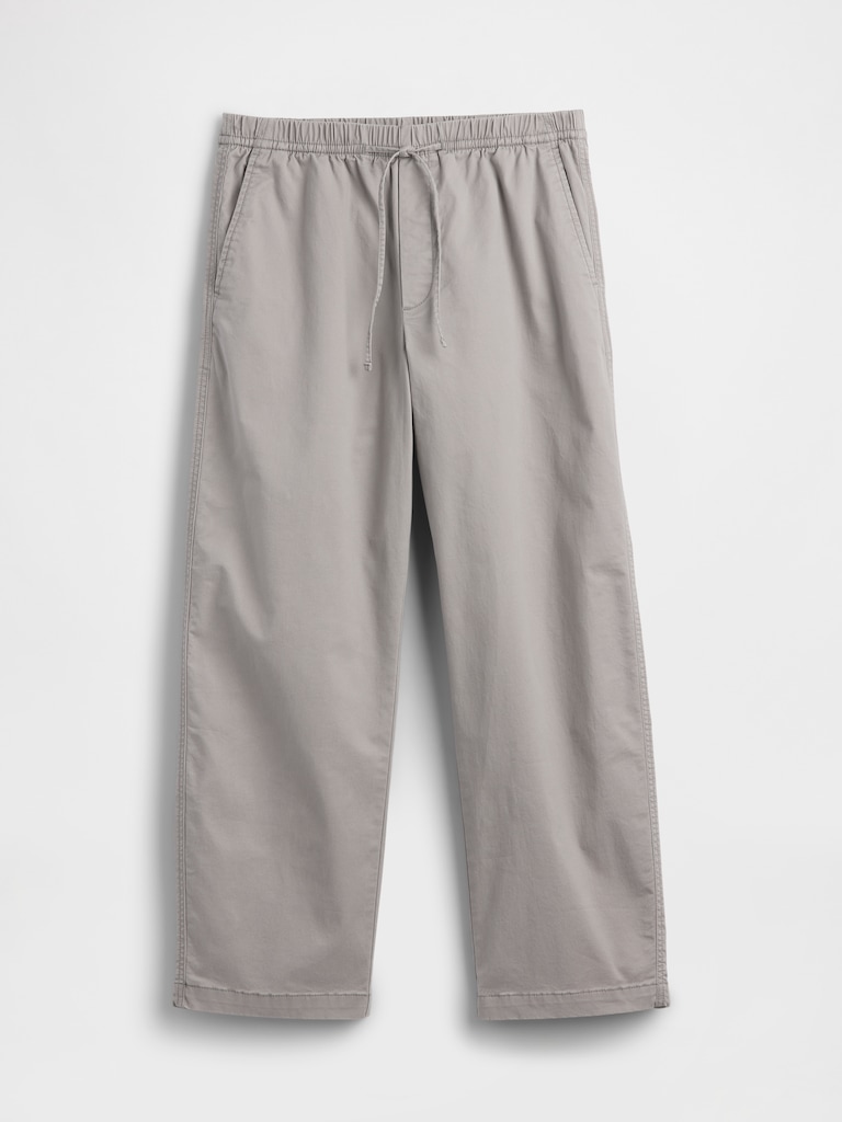 High Rise Easy Barrel Khakis
