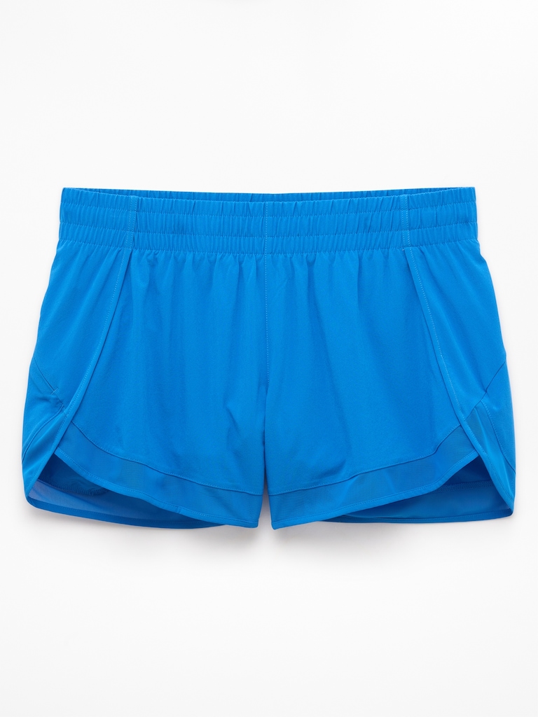 Mesh Racer Run Mid Rise 4" Short