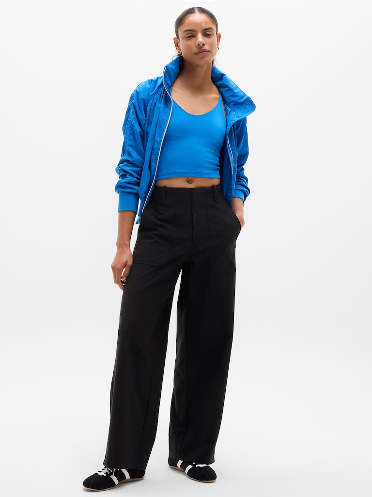 Skyline Mid Rise Wide Leg Pant