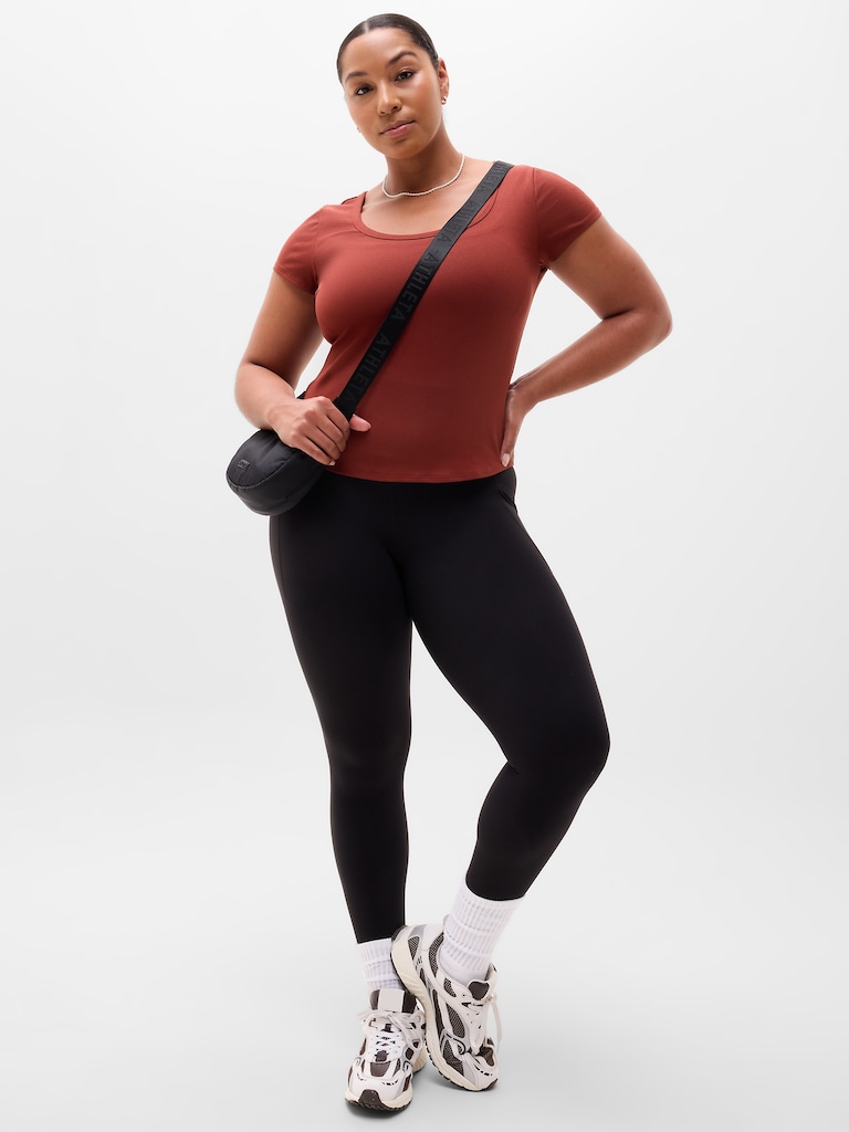 Signature Rib Scoop Tee