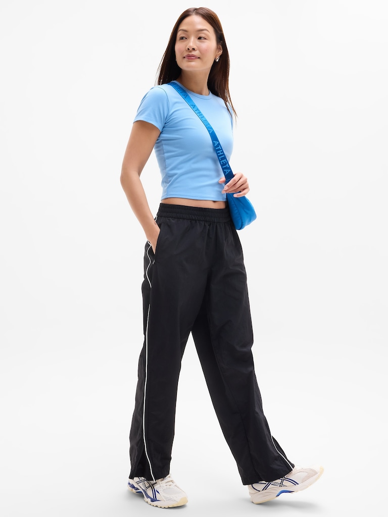 Signature Rib Crop Tee