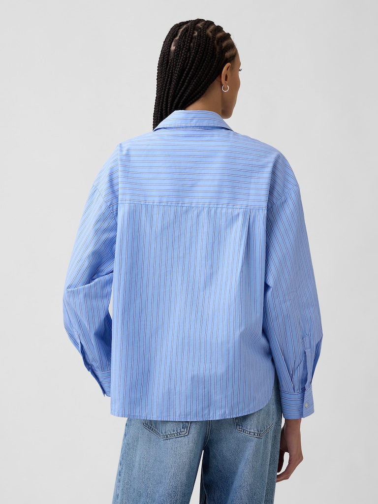 Oversized Shirt in Poplin