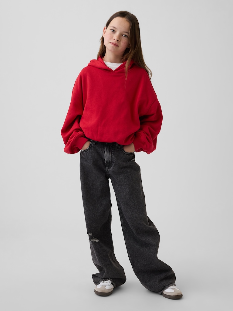 Kids VintageSoft Oversized Bubble Hoodie