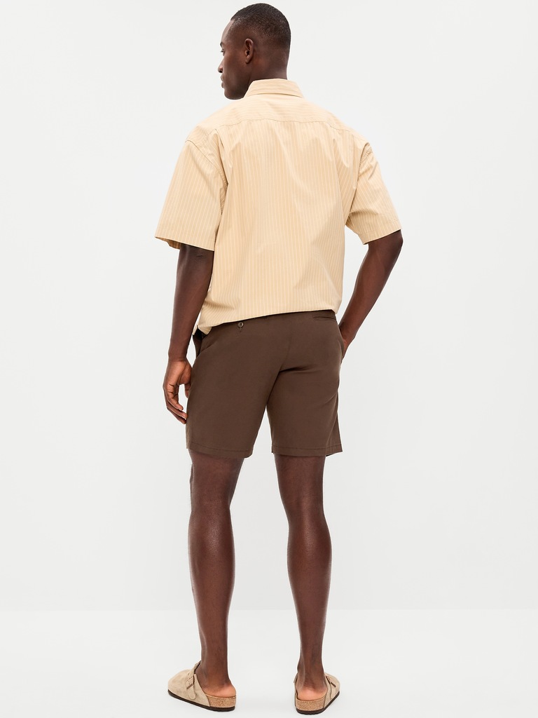 Slim Built-In Flex Rotation Chino Shorts -- 8-inch inseam