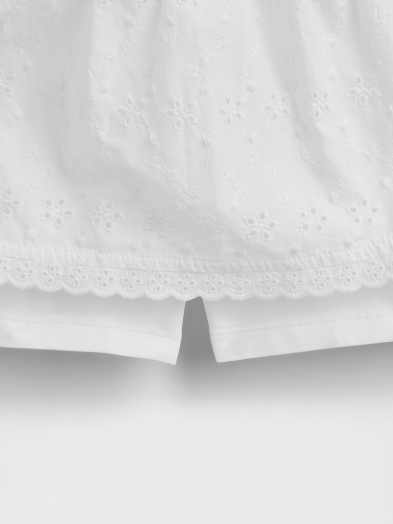 Kids Eyelet Foldover Skort
