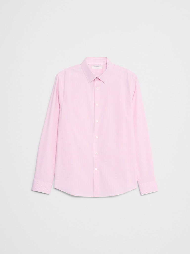 Slim-Fit Untucked Dress Shirt