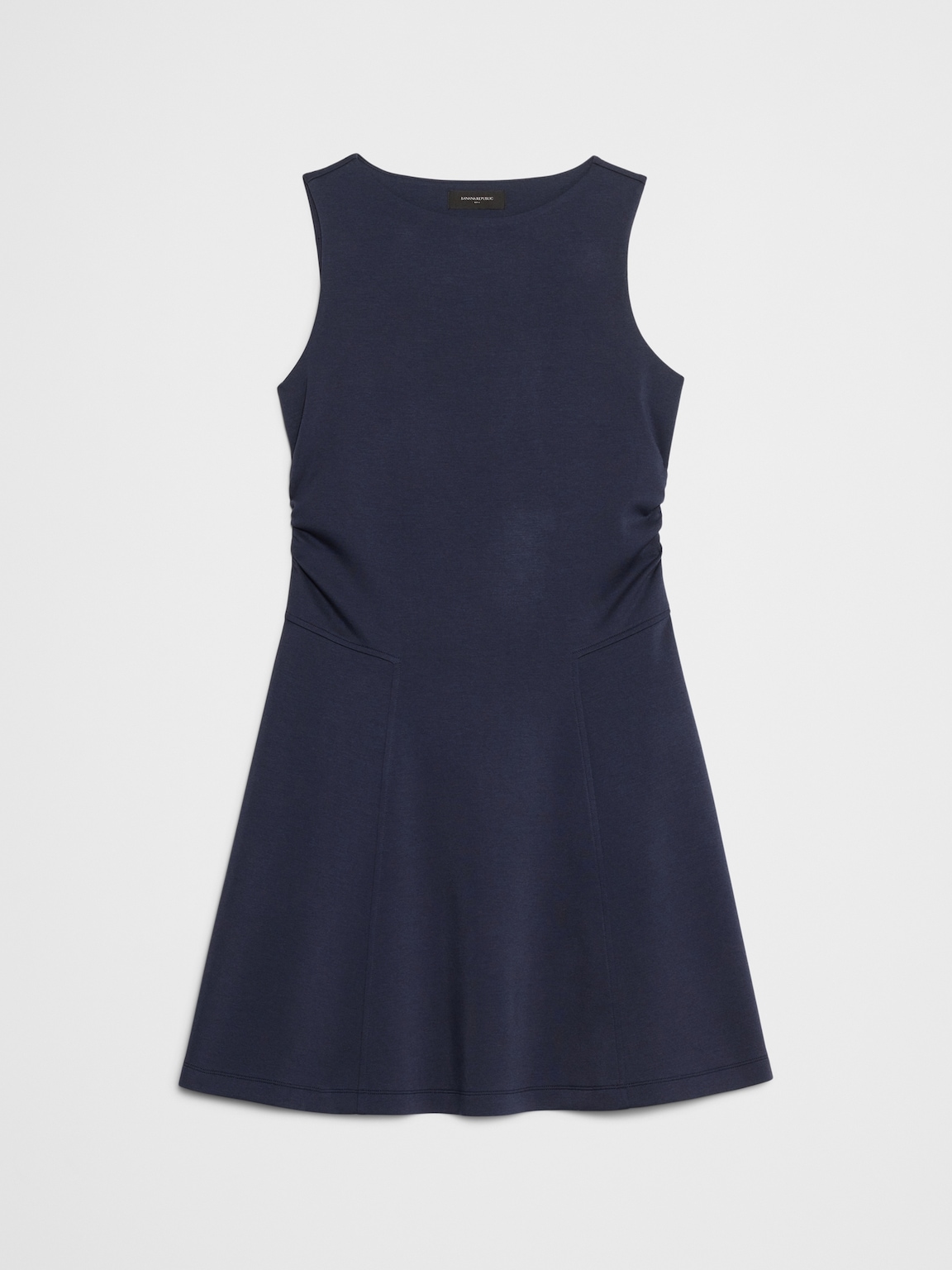 Soft Touch Shirred-Waist Knee-Length Dress