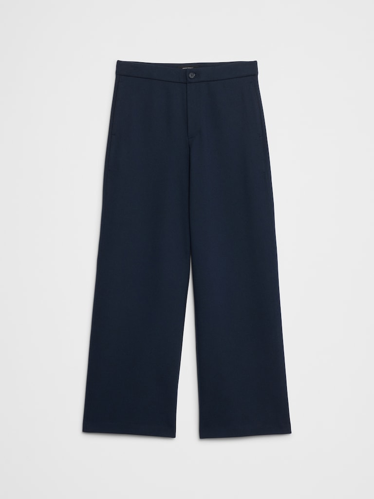 High-Rise Wide-Leg Ponte Pant