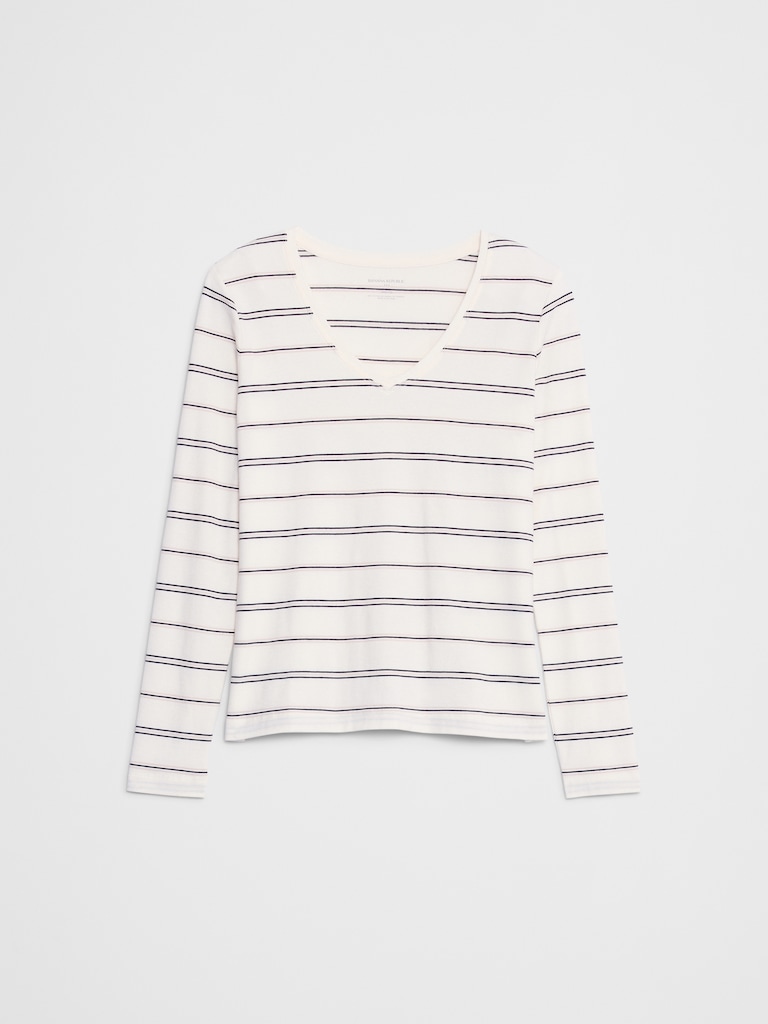 Timeless Long-Sleeve V-Neck T-Shirt