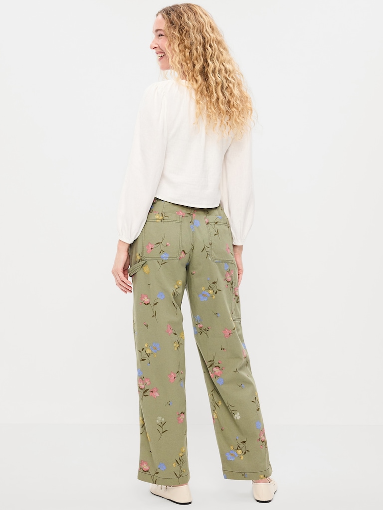 High-Waisted Straight Ankle Pants
