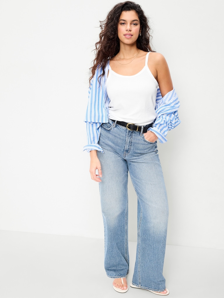 Pointelle Cami Tank Top