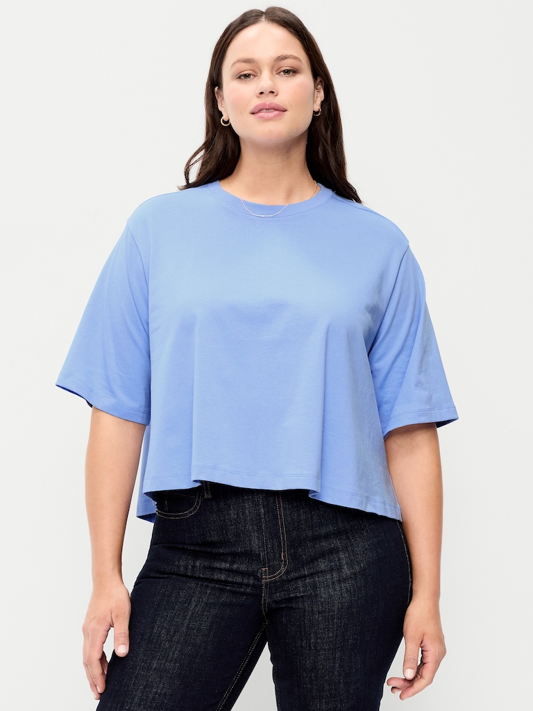 Short-Sleeve Trapeze T-Shirt