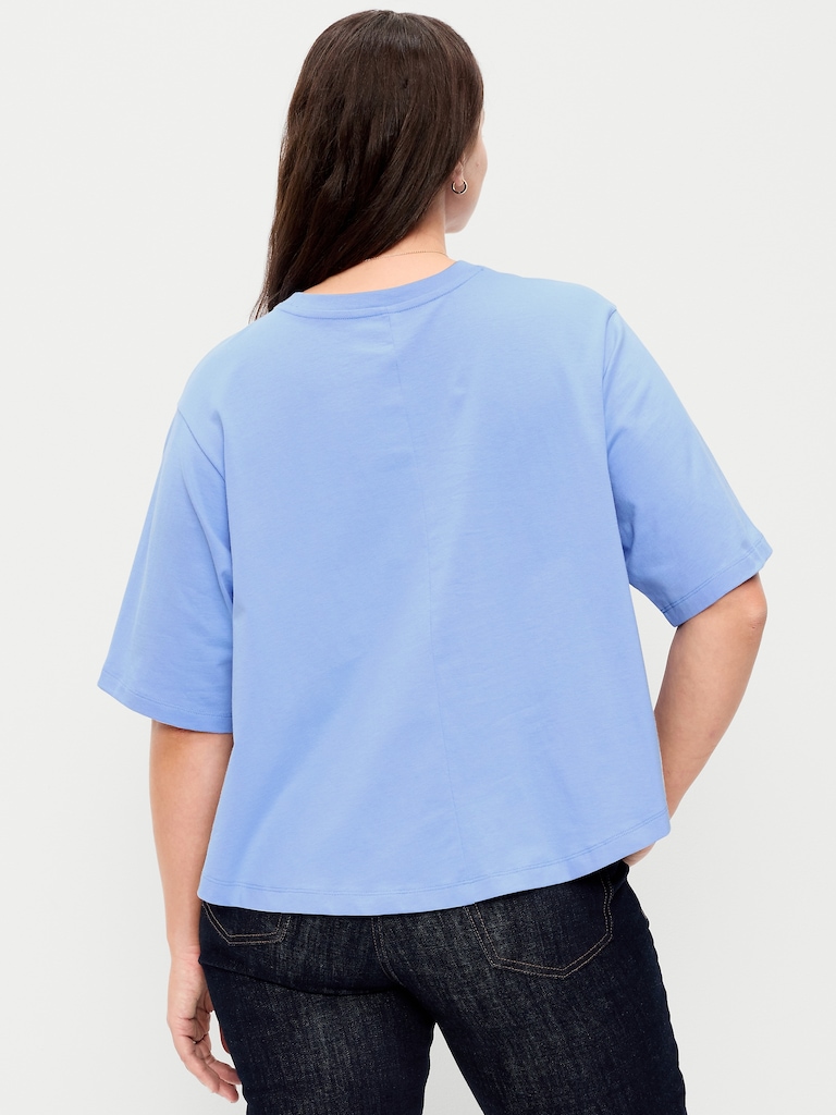 Short-Sleeve Trapeze T-Shirt