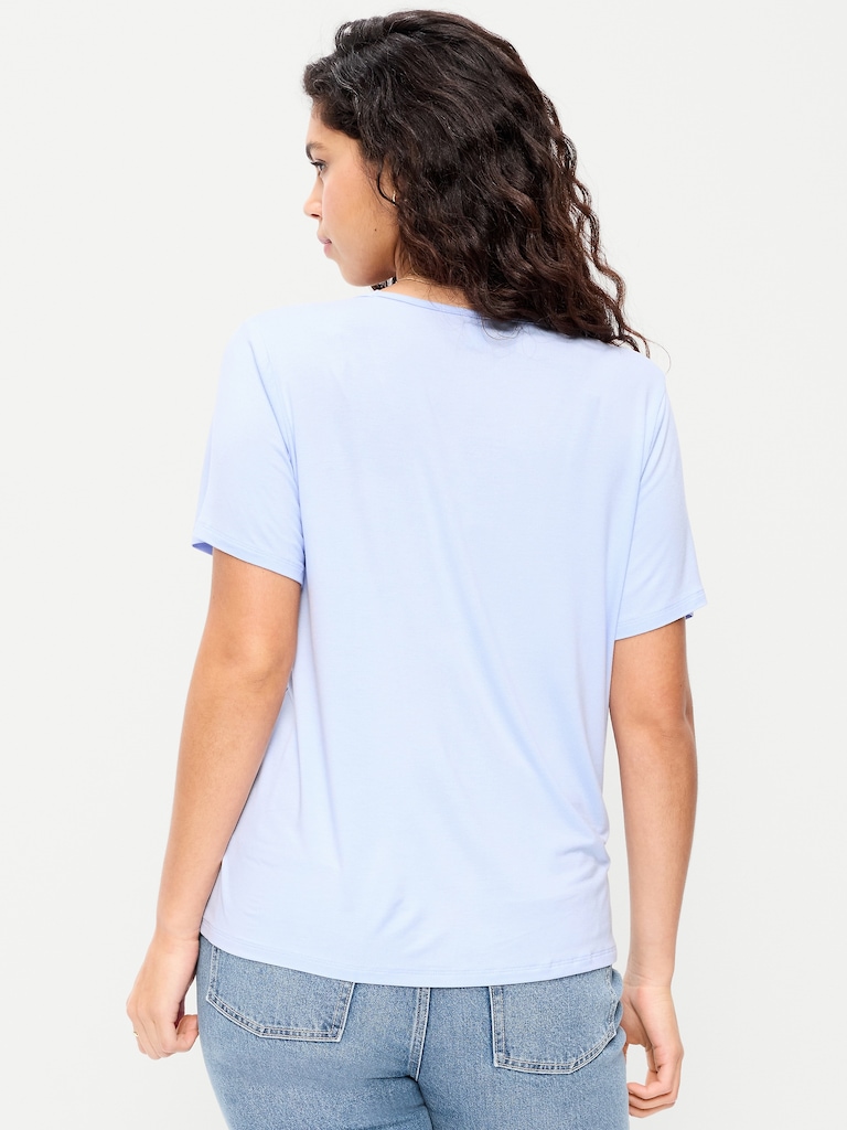 Luxe V-Neck T-Shirt