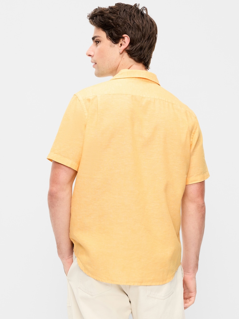 Classic Fit Everyday Linen-Blend Shirt