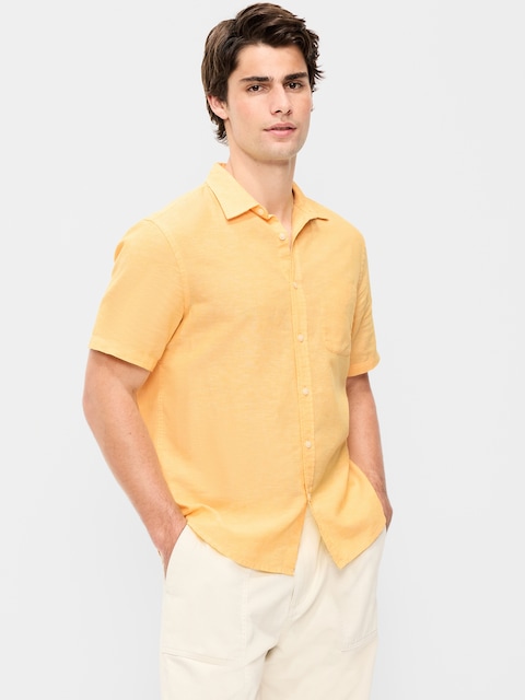 Men's Yellow Button Downs | Old Navy Men's Yellow Button Downs | Old Navy