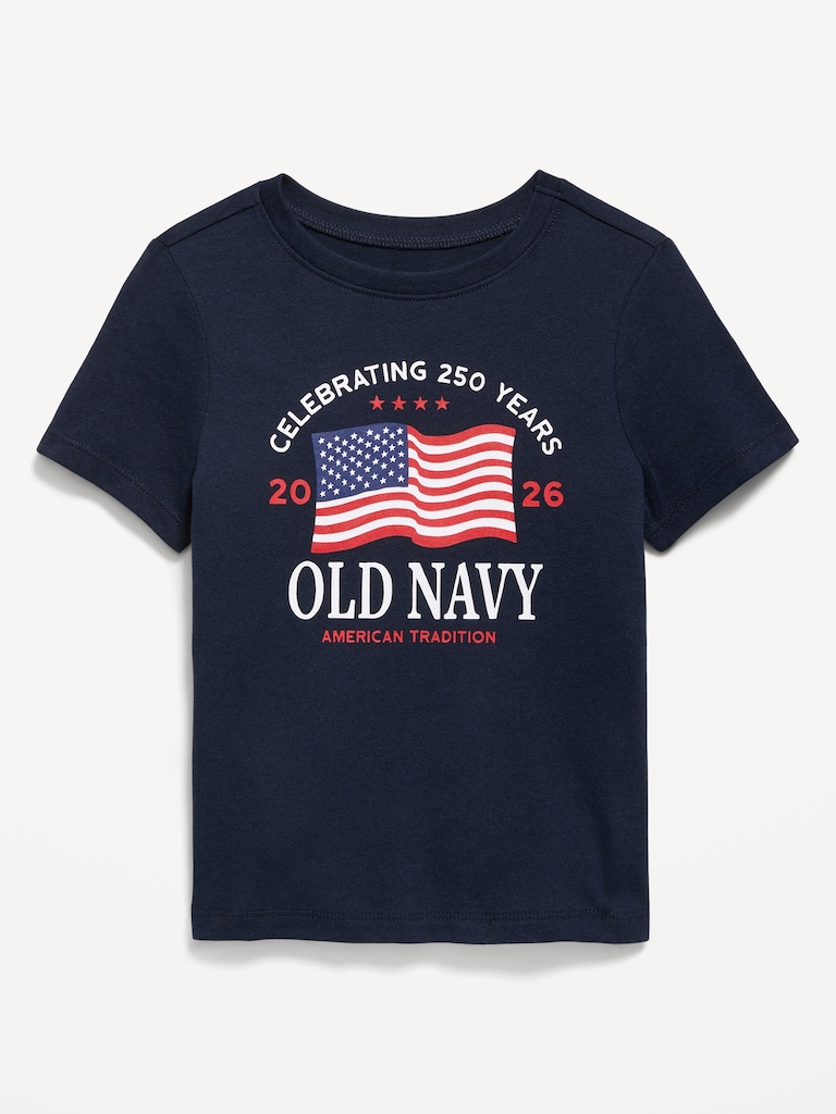 Short-Sleeve Unisex Logo-Graphic T-Shirt for Toddler