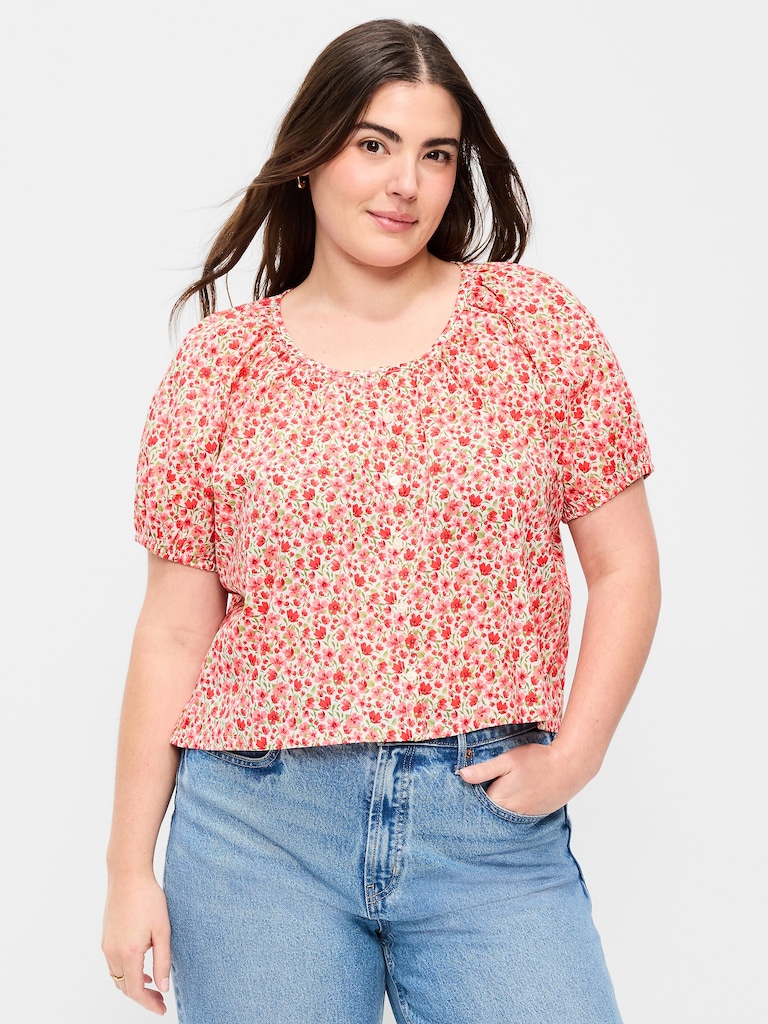 Airy Button-Down Top