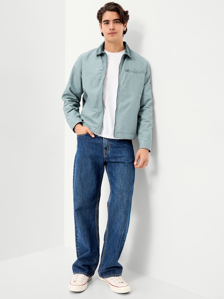Cropped Canvas Barn Jacket