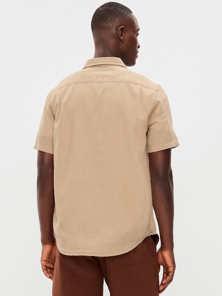 Classic Fit Everyday Linen-Blend Shirt