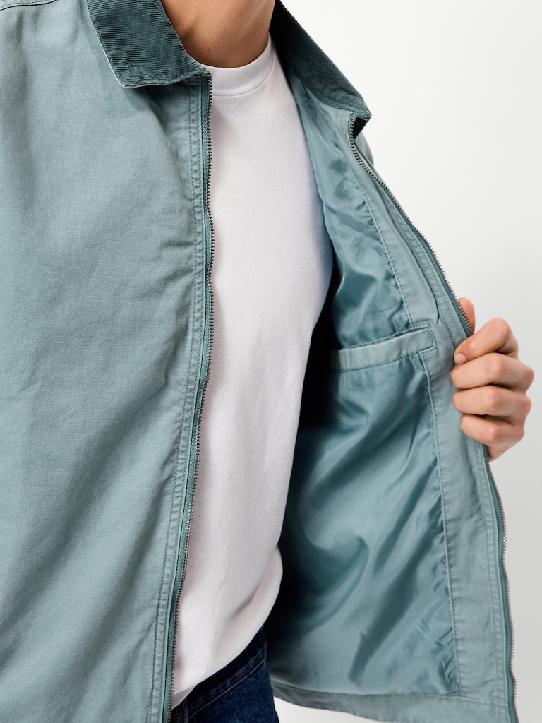 Cropped Canvas Barn Jacket