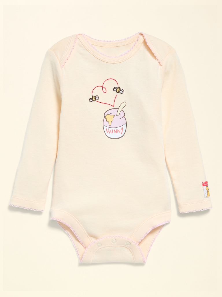 Old Navy x Disney Winnie the Pooh Long-Sleeve Bodysuit for Baby