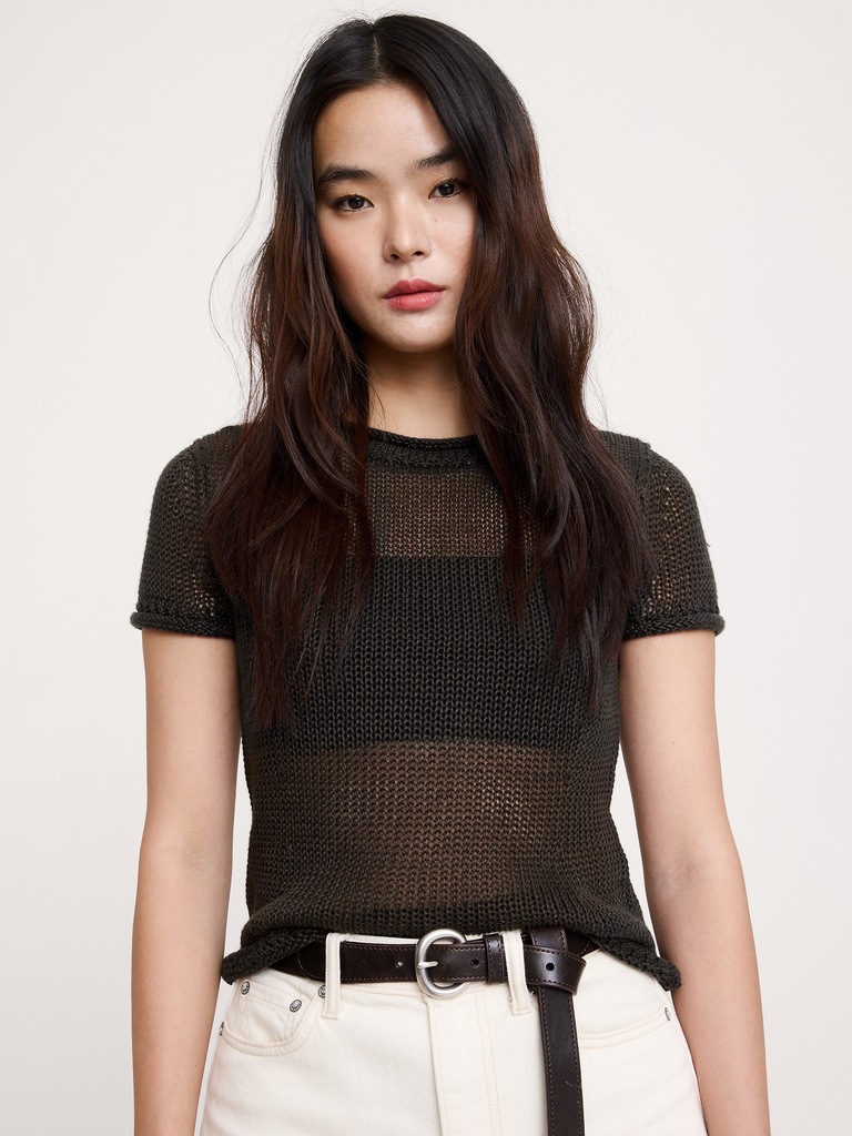 Heirloom Linen Sweater Tee