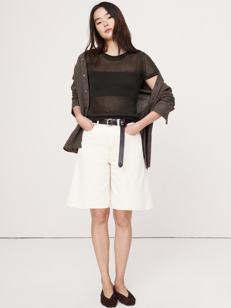 Heirloom Linen Sweater Tee