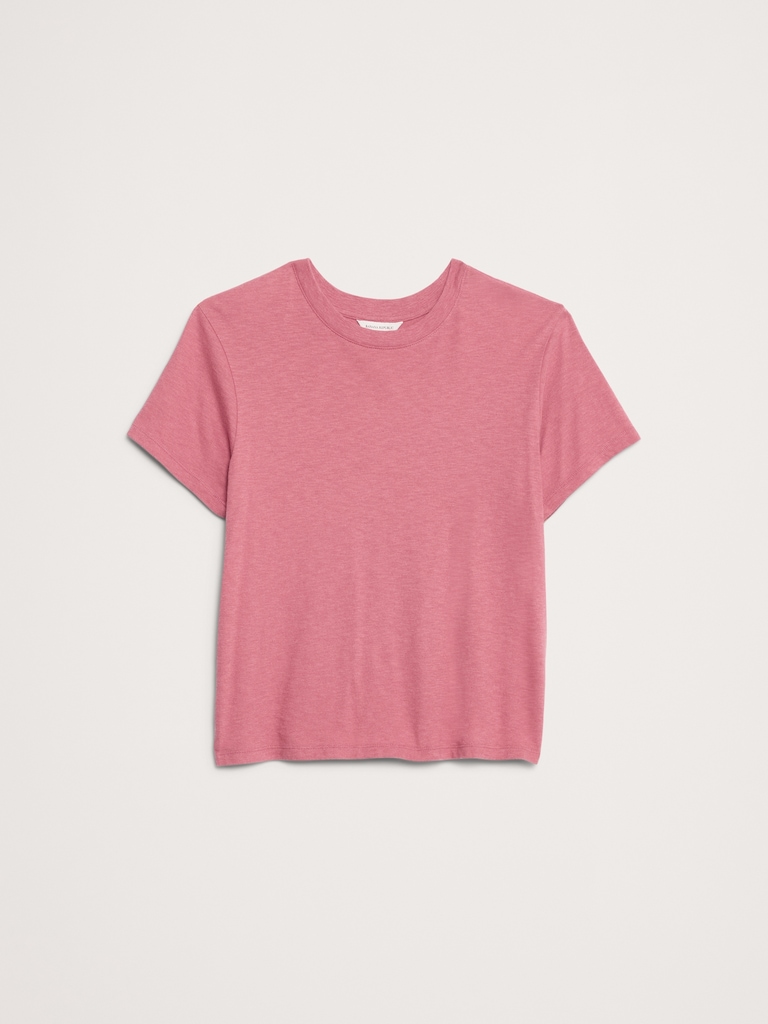 Cotton Slub Crew-Neck T-Shirt