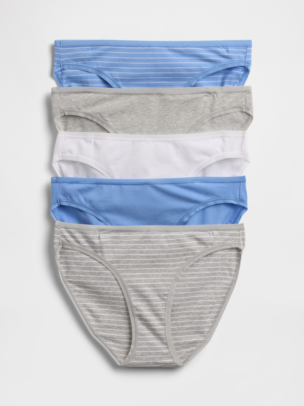 Organic Stretch Cotton Bikini (5-Pack)