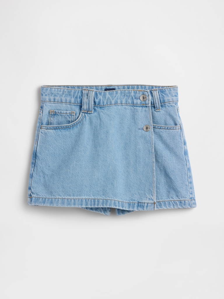 Kids Denim Skort