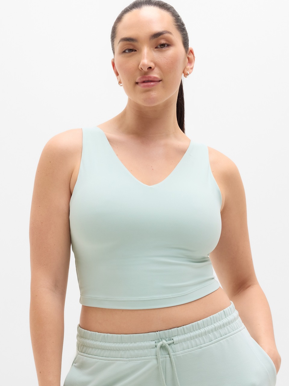 V-Neck Hardware One-Piece Swimsuit
