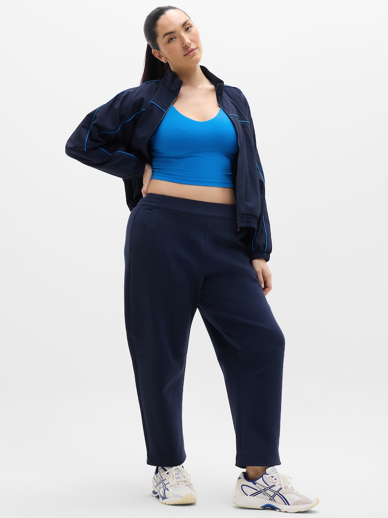 Form Knit Mid Rise Barrel Pant