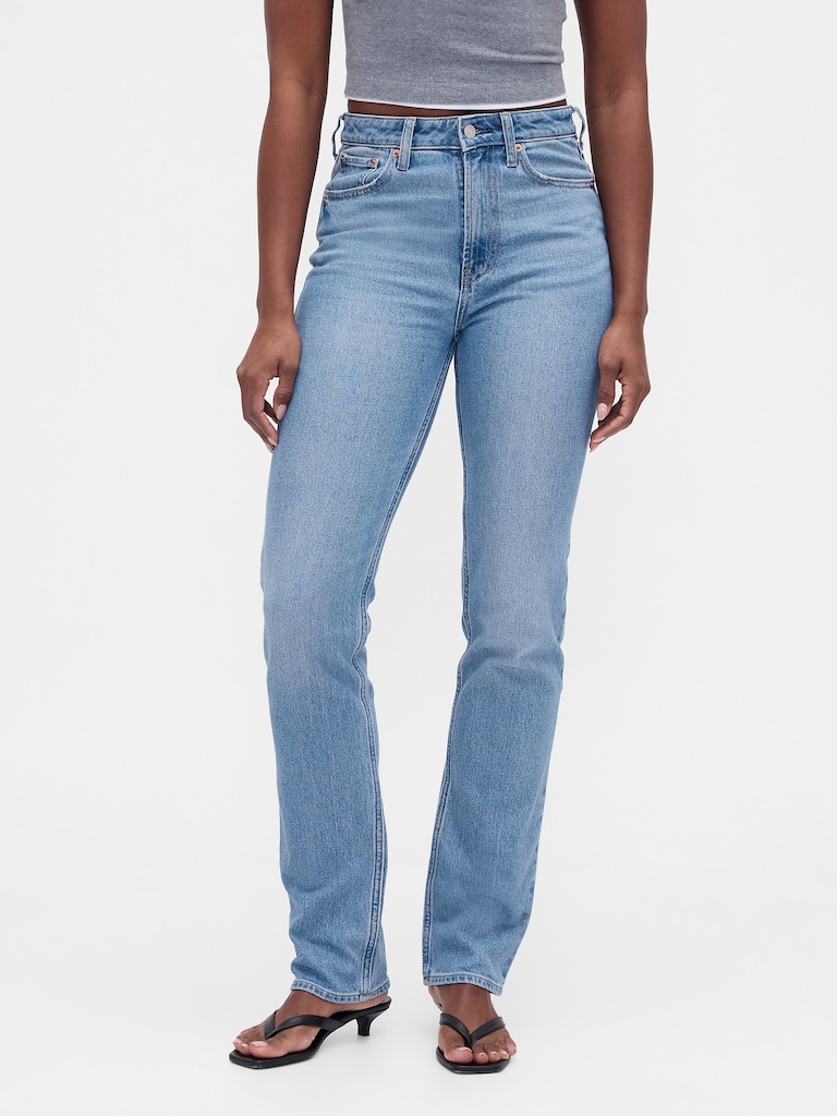 Curvy High Rise '90s Slim Straight Jeans